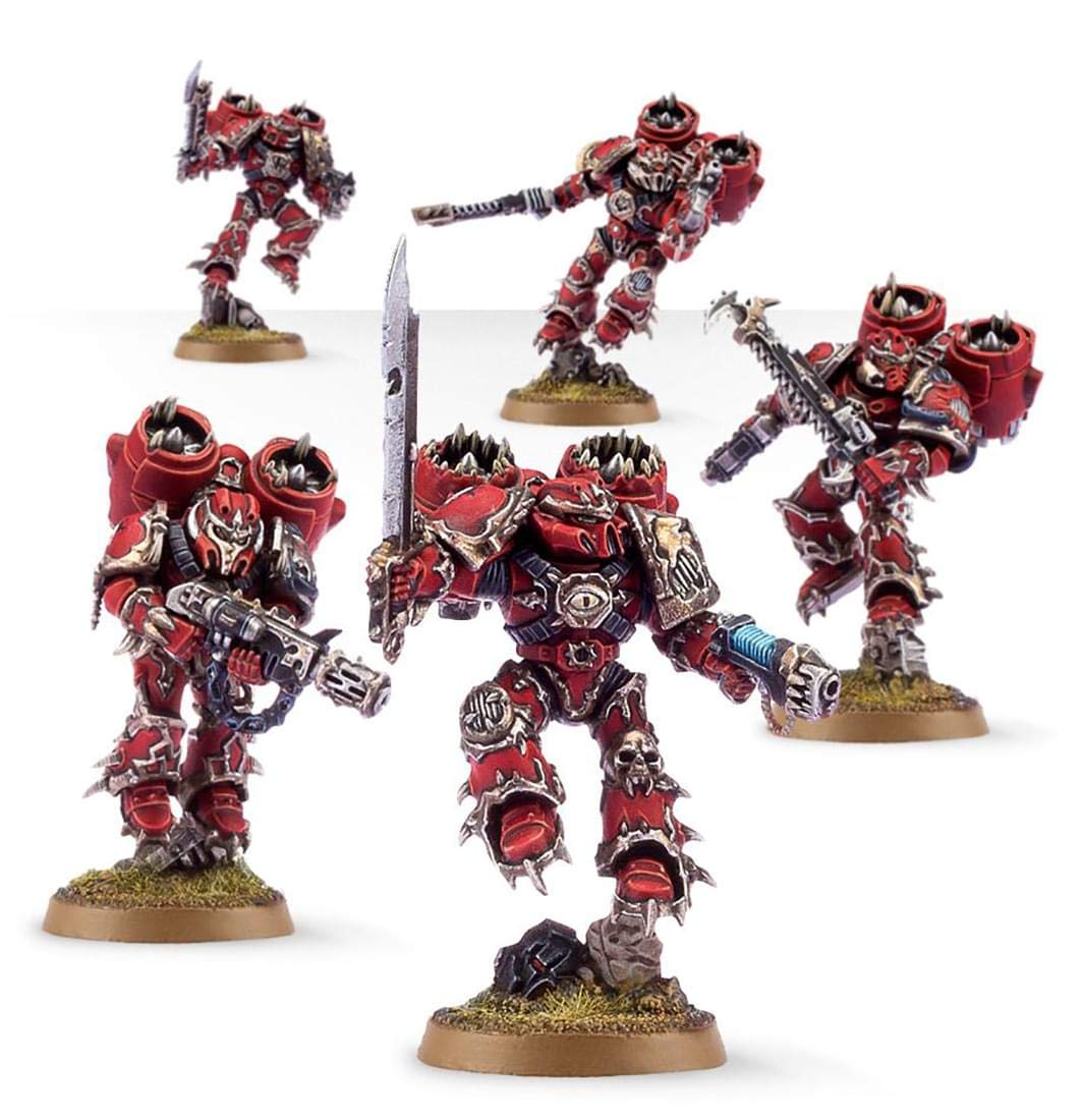 Games Workshop 99120102082" Chaos Space Marine Raptors Plastic Kit, for 12 years to 99 years
