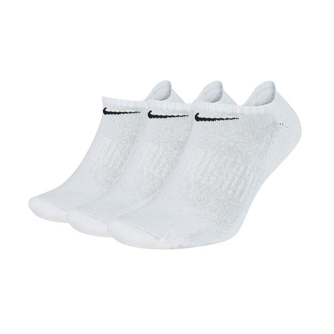 Nike SX7673-100 U NK EVERYDAY CUSH NS 3PR Socks Unisex WHITE/BLACK Size M