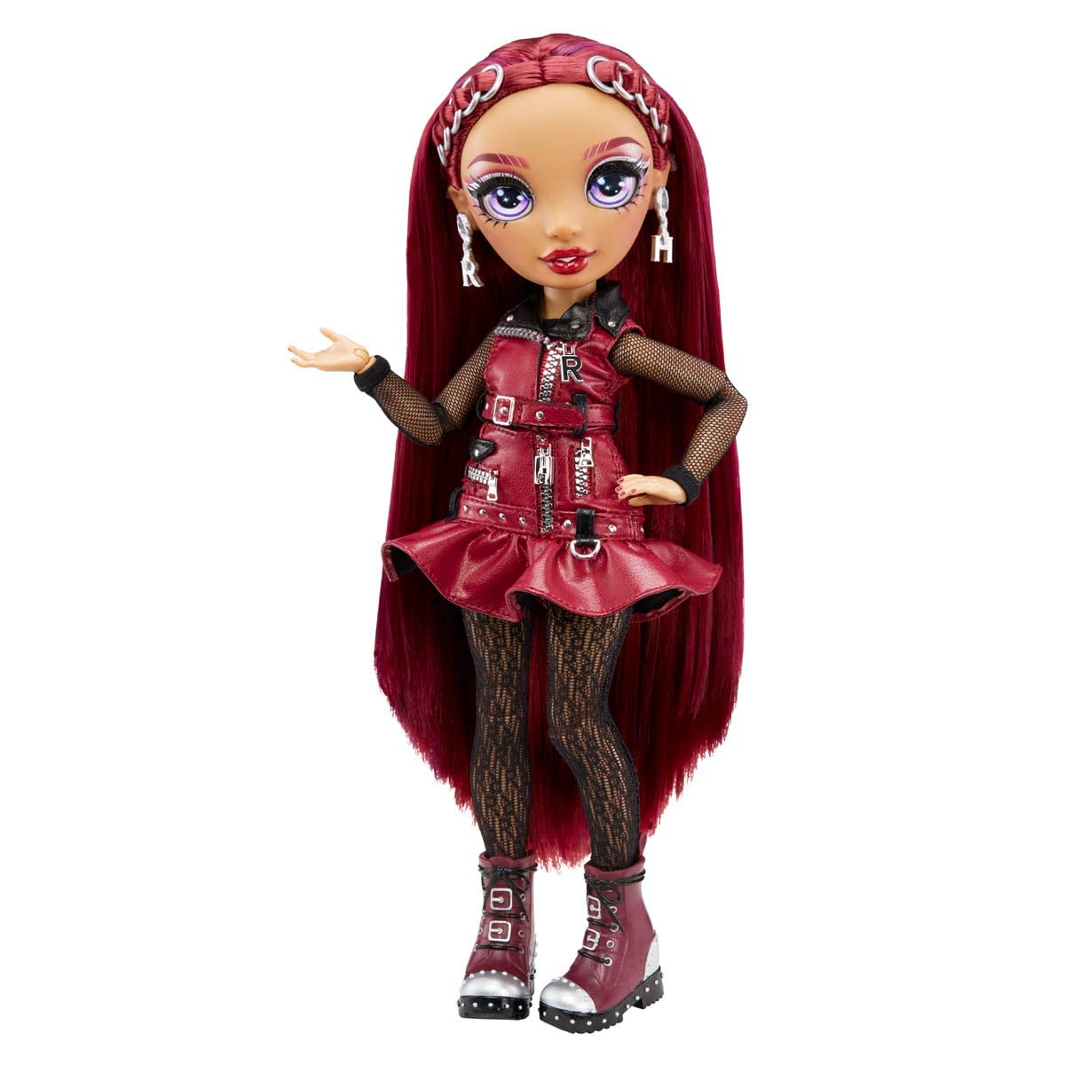 Rainbow High 578291EUC Mila Berrymore-Burgundy Red Fashion Doll Includes 2 Mix and Match Designer Outfits with Accessories-for Kids 6-12 Years Old and Collectors, 3 x 12 x 12 inches