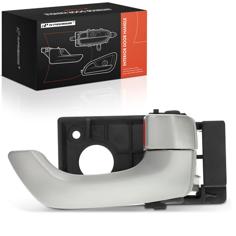 A-Premium Front Right Passenger Side Interior Door Handle Compatible with Kia Optima 2006-2010, Magentis 2006-2010, Gray, Replace# 82620-2G000K1