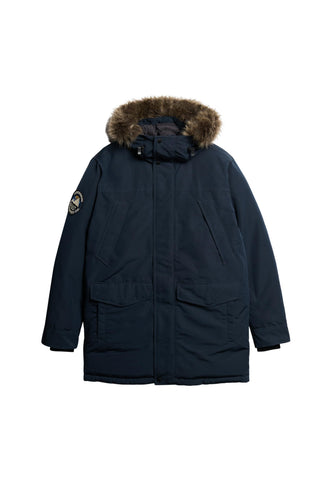 Superdry Everest Faux Fur Jacket L Blue