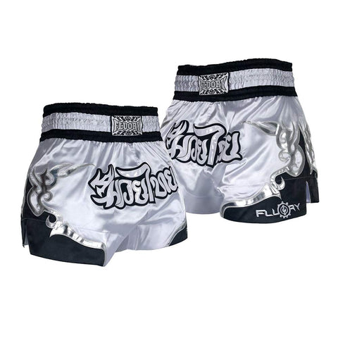 FLUORY Muay Thai Fight Shorts,MMA Shorts Clothing Training Cage Fighting Grappling Martial Arts Kickboxing Shorts Clothing