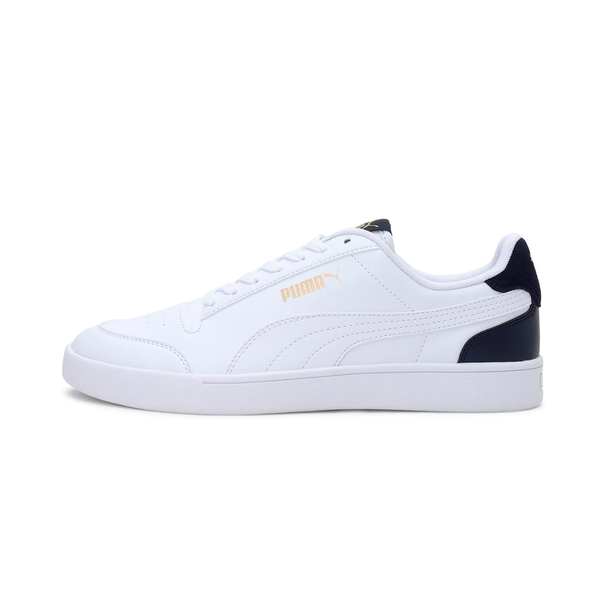 Puma Unisex Sneaker Basketball, Black White Team Gold, 7 US Men