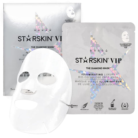 STARSKIN The Diamond Mask™ VIP Illuminating Coconut Bio-Cellulose Second Skin Sheet Mask