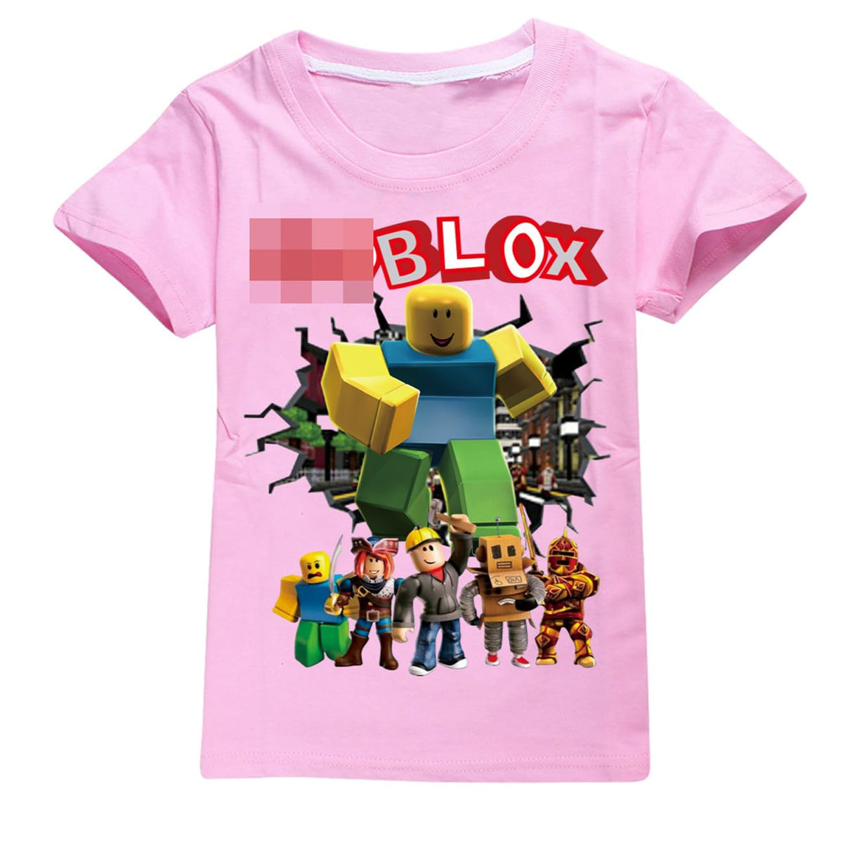 T Shirts for Kids Boys Girls Short Sleeve Top Tees 2-13 Years Old (Pink, 9-10 Years)