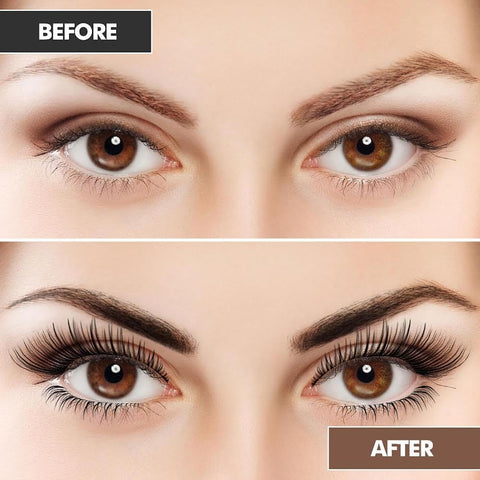 2-In-1 Kit, Professional Eyelash & Eyebrow Kit, DIY Hair Dying for Salon Home Use 7m (Black)