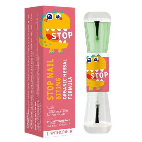 Nail Biting Prevention - Anti Nail Biting Polish - Stop Biting Nails - Stop Nail Repair Clear Varnish - Nail Bite Stopper - Discourages Nail Biting and Thumb Sucking For Children and Adults
