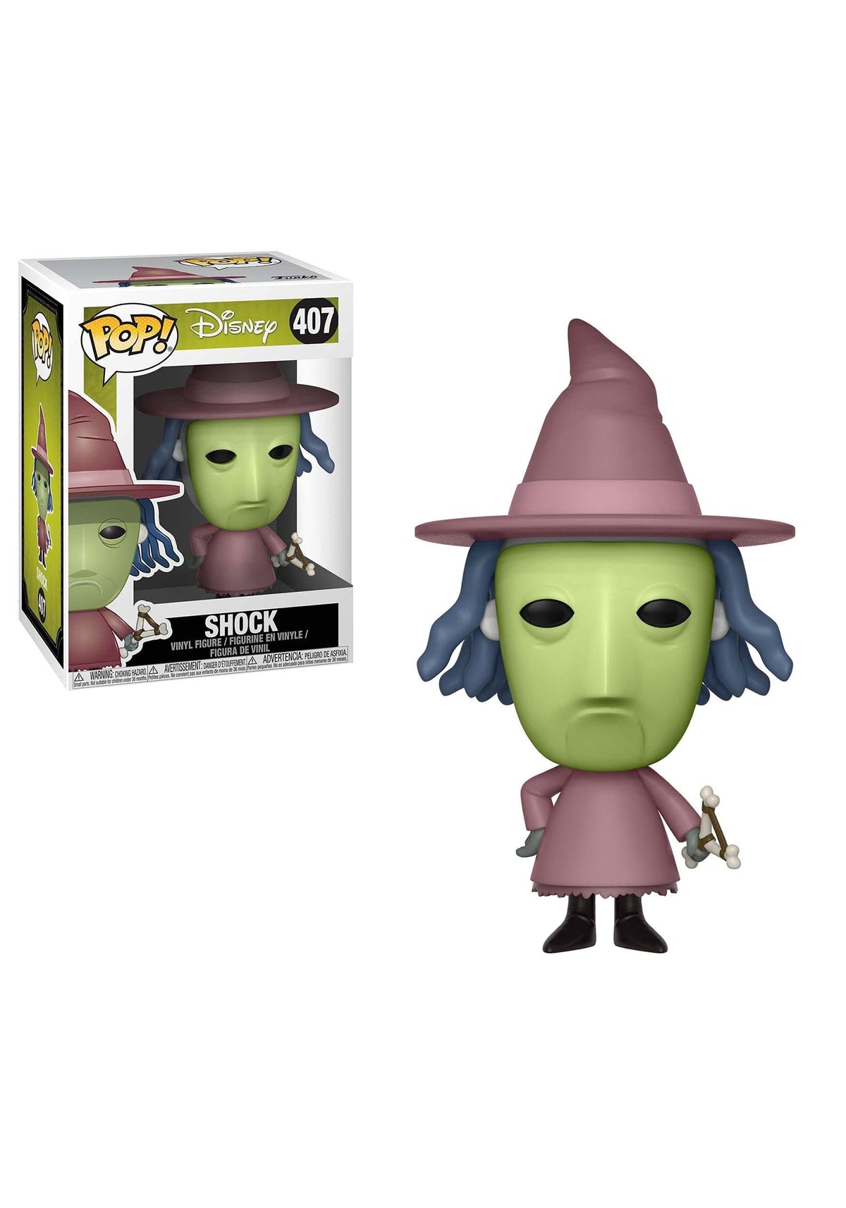 Funko POP! Disney: Nightmare Before Christmas Shock Collectible Figure, Multicolor