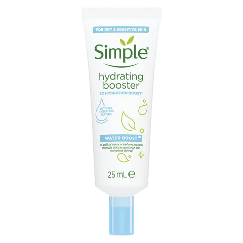 Simple Water Boost Hydrating Booster no harsh chemicals for dehydrated and dry skin 25 ml