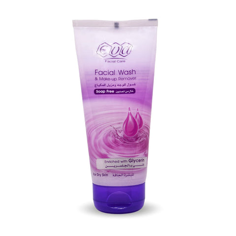 (5.07 oz / 150 ml) Eva Facial Wash And Make Up Remover Is Enriched With Glycerin To Suit Your Dry Skin Provides To Hydrate Dry Skin And Restore And Her Beauty Soap Free For Dry Skin