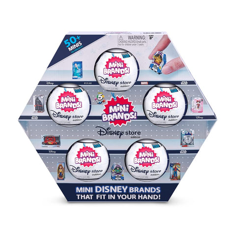 BANDAI - 5 Surprise - Pack 5 Disney Mini Brands Balls