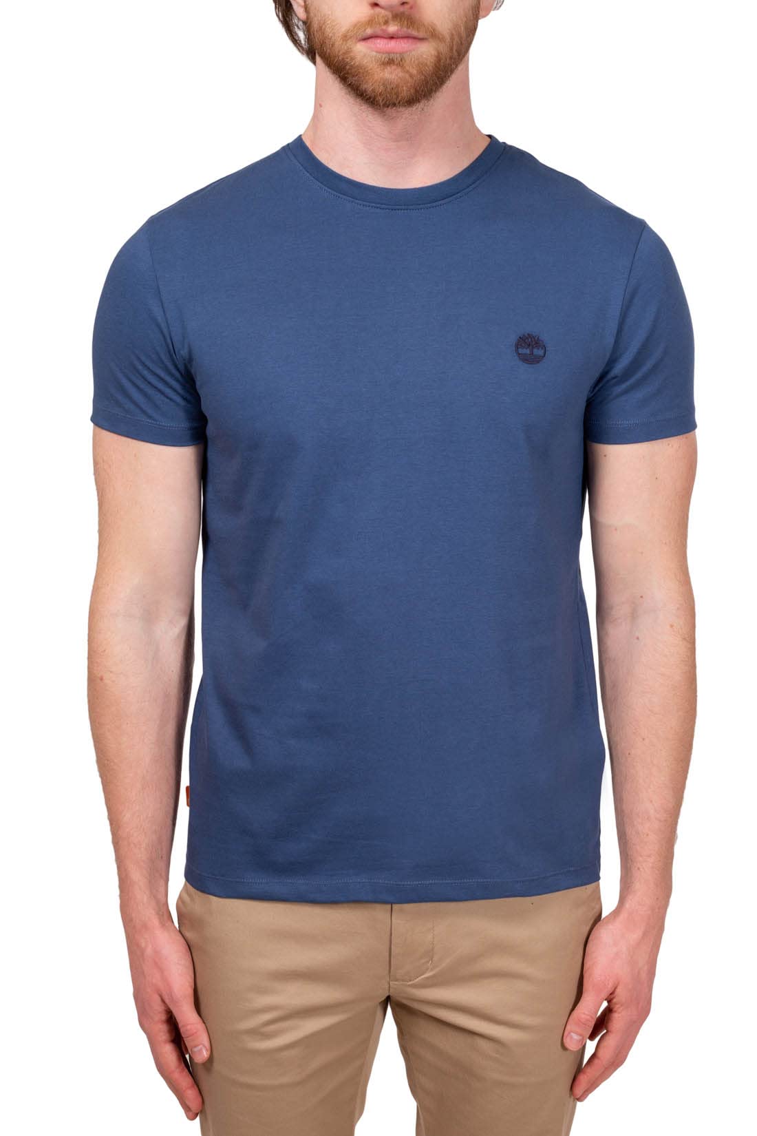 Timberland - Men's Slim T-Shirt with Logo, azure, M (TB0A2BR32881)