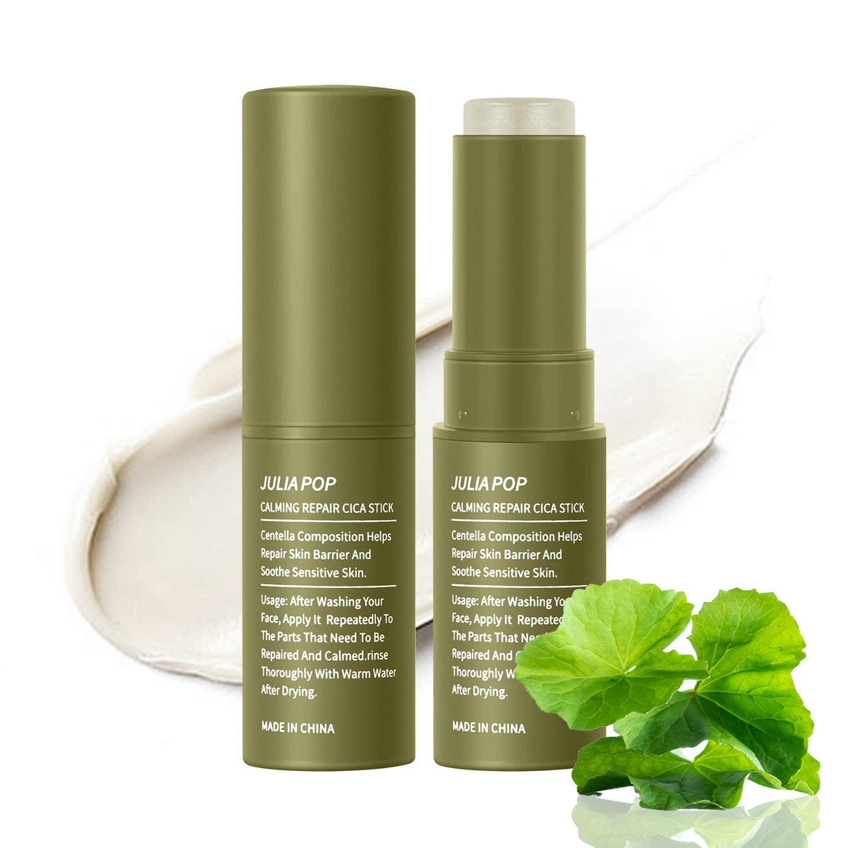 Easilydays Centella Skin Repairing Calming Cream CICA Calming Mask Stick, Repair Redness & Relieve Dry skin, Face Moisturizer Hydrating Sensitive Dry Skin, Repair Skin Barrier, Stabilize Skin Condition