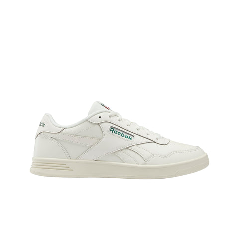 Reebok Unisex Court Advance Sneaker, Chalk/Dark Green/Flash Red, 12.5 US Men