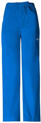 Cherokee Workwear Scrubs Men's Stretch Utility Pant, Royal, Large