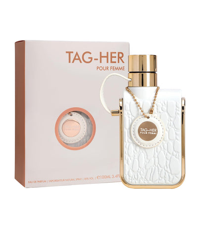 Armaf Tag Her By Eau De Parfum Spray, Clear, oriental floral, 3.4 Ounce