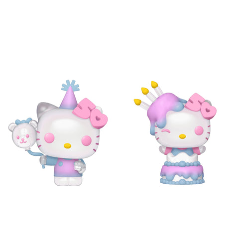 Funko Pop! Hello Kitty 50th Anniversary Set of 2 - Hello Kitty in Cake and Hello Kitty w/Balloons