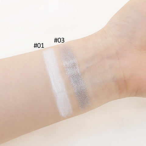 Boobeen Glitter Eyeshadow Stick, Cream Eye Highlighter Pen Waterproof, Eye Brightener for Shimmer and Matte Eye Makeup, Long Lasting