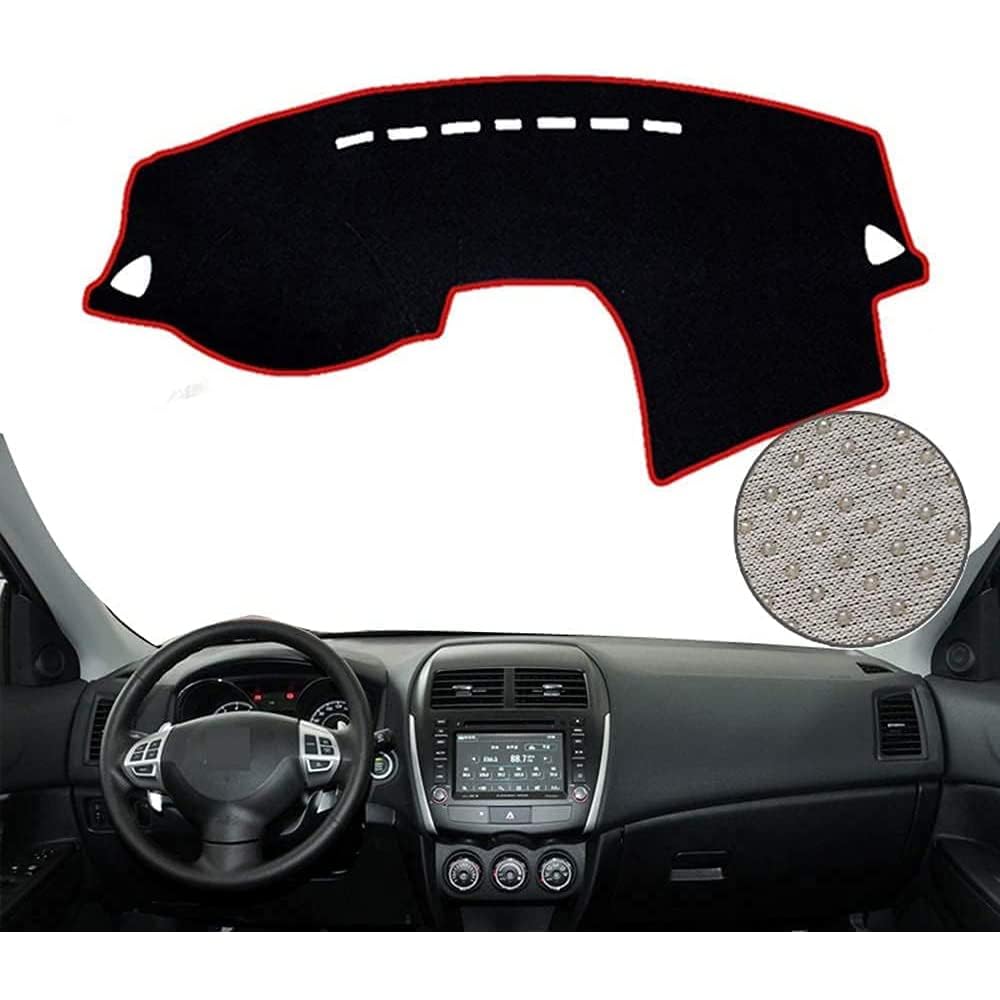 OGRAFF Dashboard Cover Dash Mat for Mitsubishi ASX 2012-2018 (RHD),Protective Avoid Light Carpet Mat Car Dash Avoid Light Pad Interior Accessories