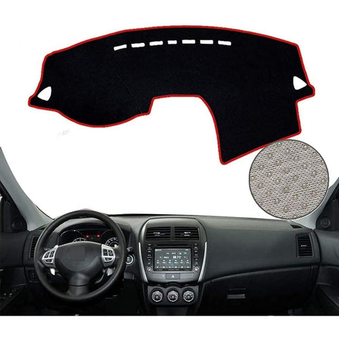 OGRAFF Dashboard Cover Dash Mat for Mitsubishi ASX 2012-2018 (RHD),Protective Avoid Light Carpet Mat Car Dash Avoid Light Pad Interior Accessories