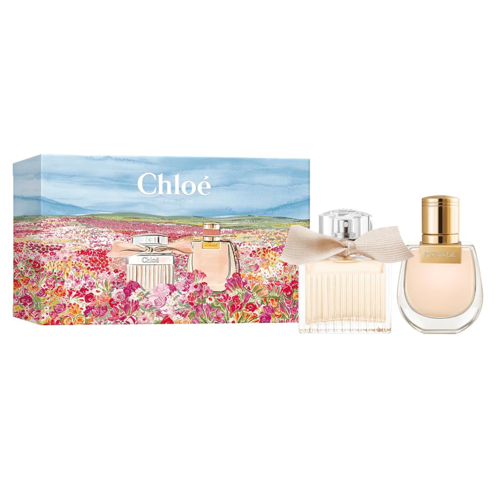 Chloe Les Perfumes for Women - 2 Pc Gift Set 0.67oz EDP Spray, 0.67oz Nomade EDP Spray