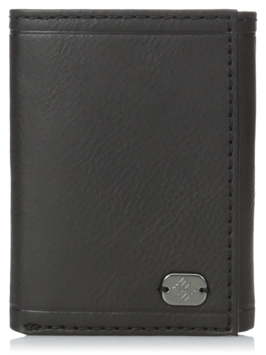 Columbia Men's Standard RFID Trifold Wallet, Beacon Rock Black, One Size