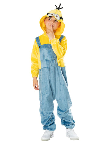 Rubies Unisex Boys Girls Unisex Minion Onesie Costume Hooded Jumpsuit Official Universal Minions Christmas Carnival Birthday Party Halloween