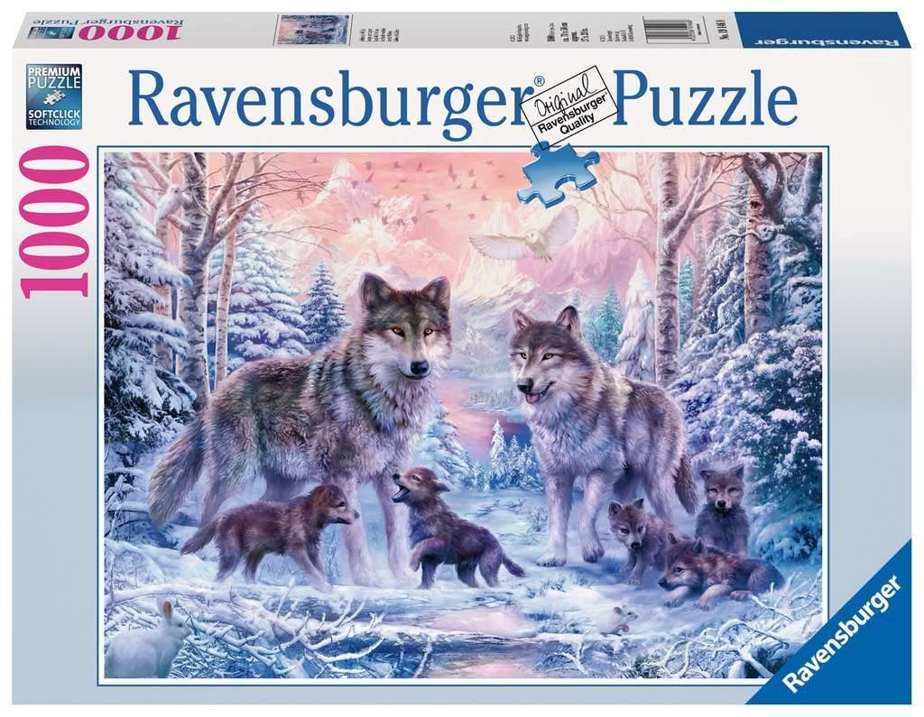 Ravensburger 19146 Arctic Wolves, 1000pc Jigsaw Puzzle, Multicoloured
