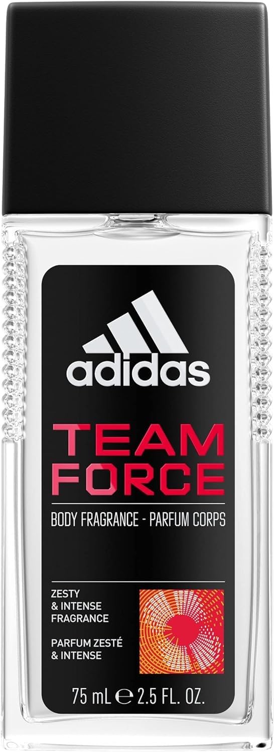 adidas Team Force Body Fragrance for Men, 2.5 fl oz