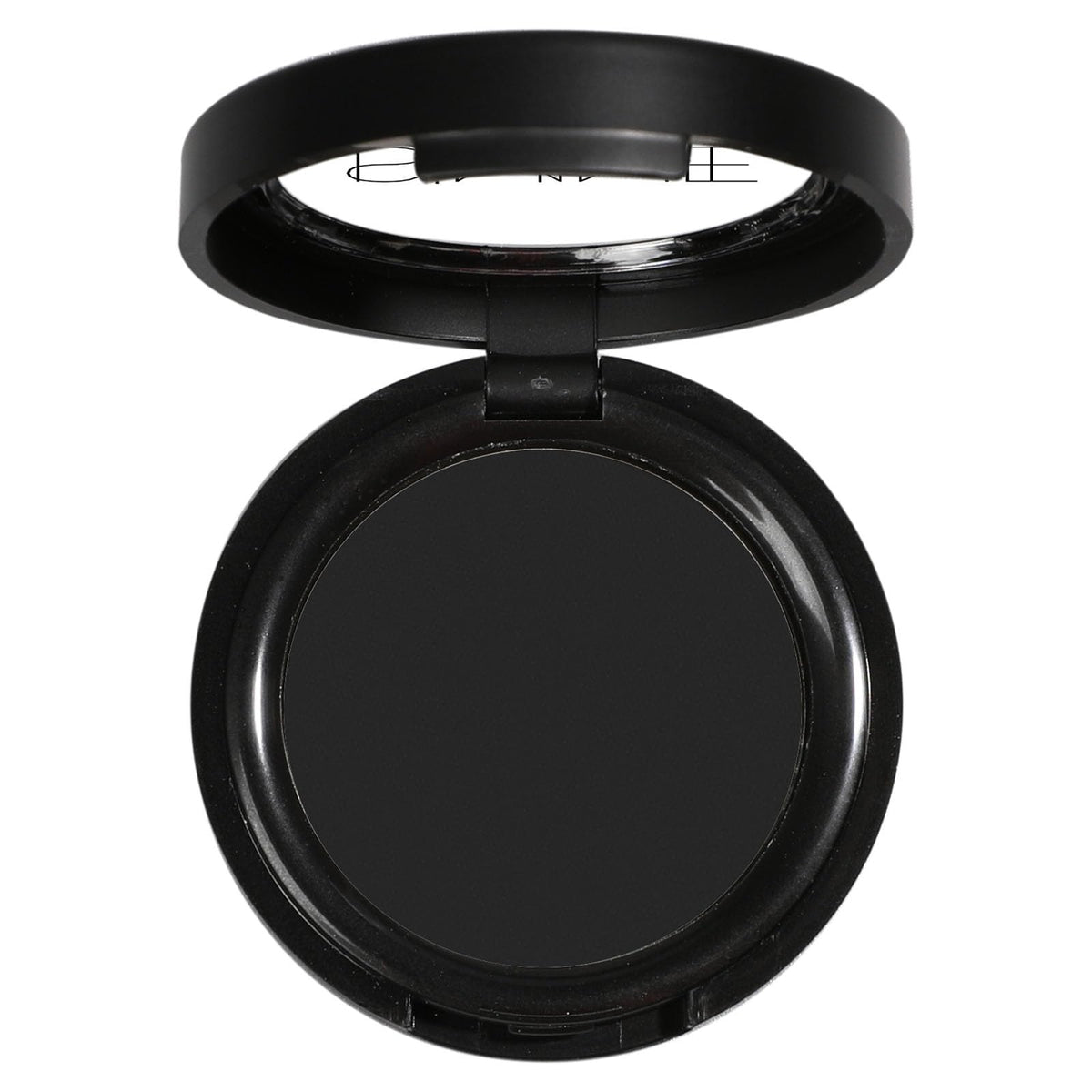 Rosarden Black Eyeshadow, Black Single Eye Shadow, Smokey Eyeshadow Palette, Pressed Powder Matte Eye Shadow Palette, Easy To Apply Waterproof Black Halloween Goth Makeup Palette