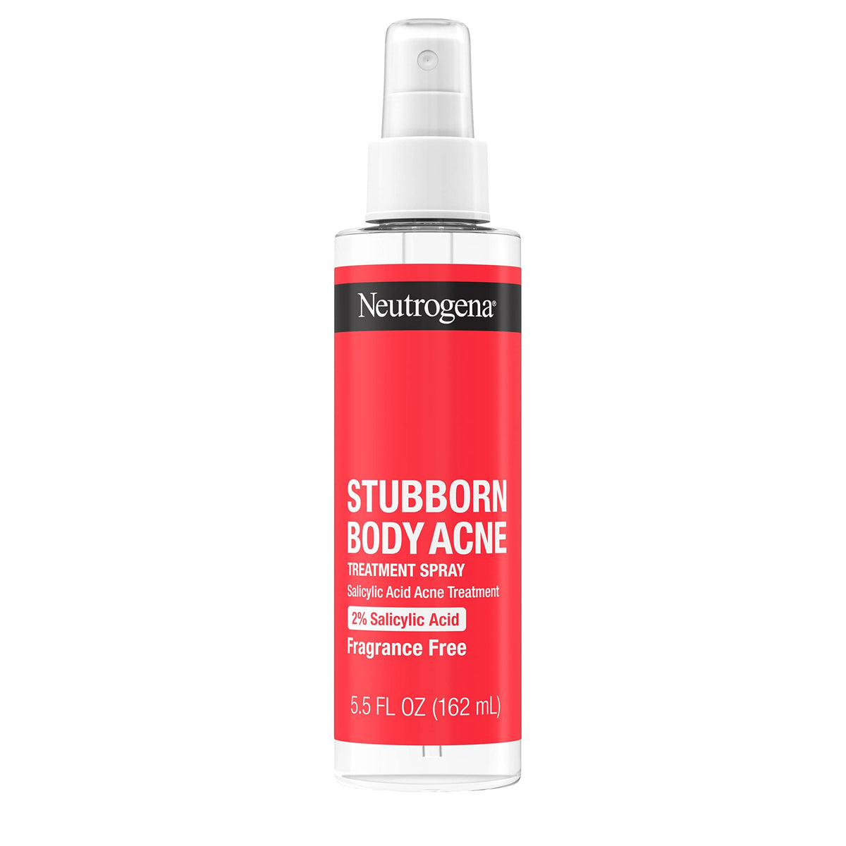 Clear and help prevent body acne. This fragrance-free acne treatment spray ideal for chest and back blemishes contains 2% salicylic acid, a proven acne-fighting ingredient to help treat breakouts.