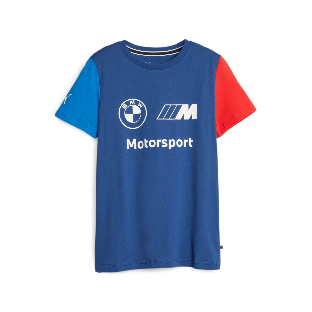 PUMA BMW M Motorsports Kids Essentials Logo Tee, PRO Blue-M Color, 5