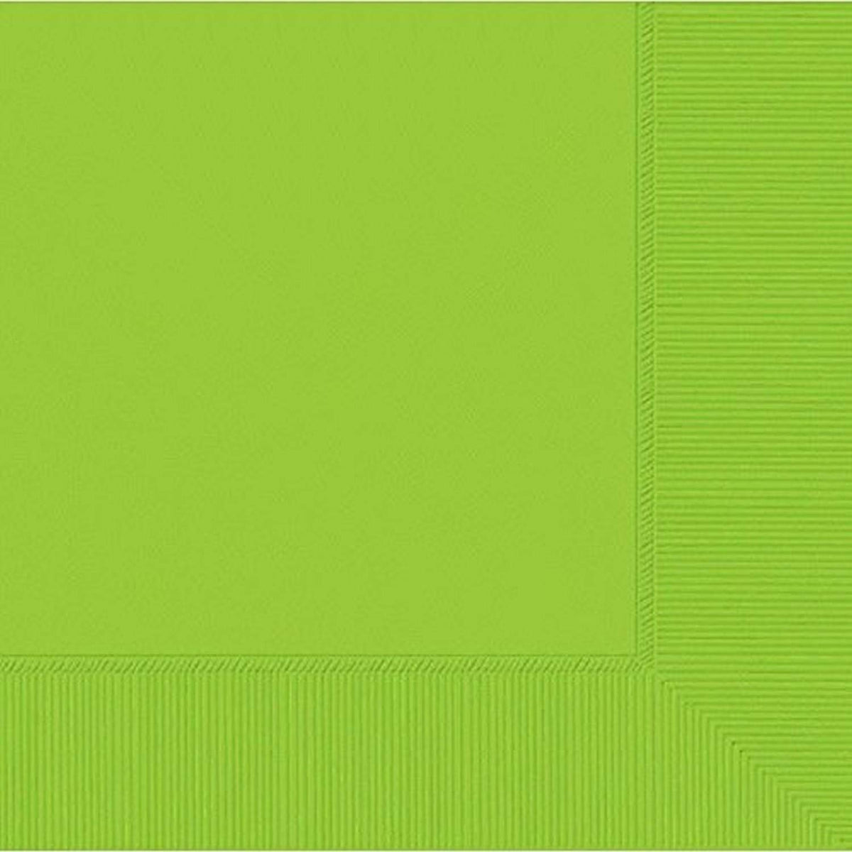 Kiwi Green 3-Ply Beverage Napkins, 20 Ct. | Party Tableware