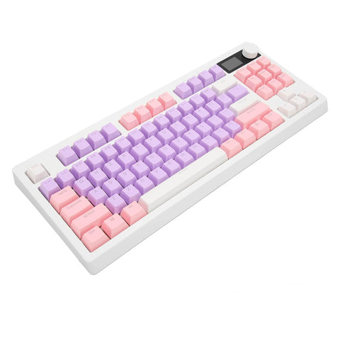Haofy Wired Gaming Keyboard, 3 Mode Connectivity Easy Use Gaming Keyboard Backlit 3000mah for Computer