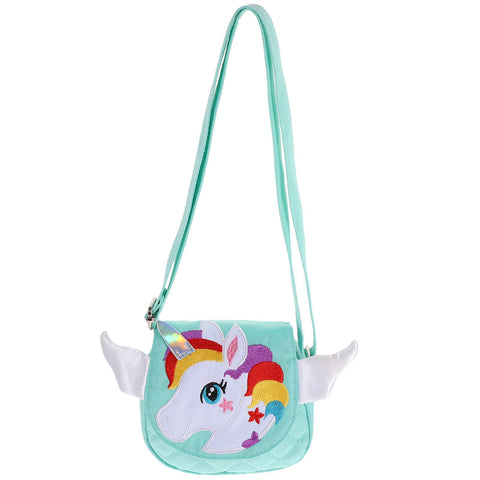 TENDYCOCO Unicorn Bags for Girls Crossbody Bag Unicorn Messenger Purse Cute Handbag Mini for Girls Kids