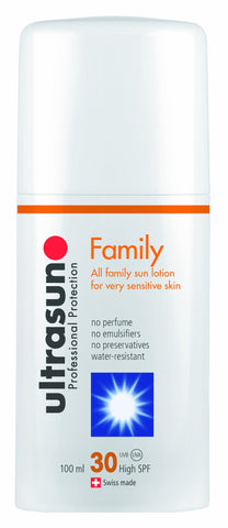 Ultrasun SPF 30 Super Sensitive Family Formula Once A Day 100ml