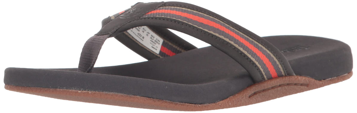 Timberland Men's Seaton Bay Webbing Sandal, Dark Grey, 12