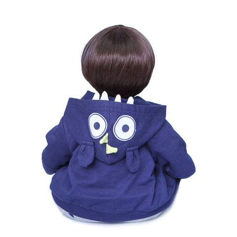 iCradle Angelbaby 24 inch Reborn Toddler Boy Dolls Soft Silicone Reborn Baby Dolls Look Real (Blue/Green)
