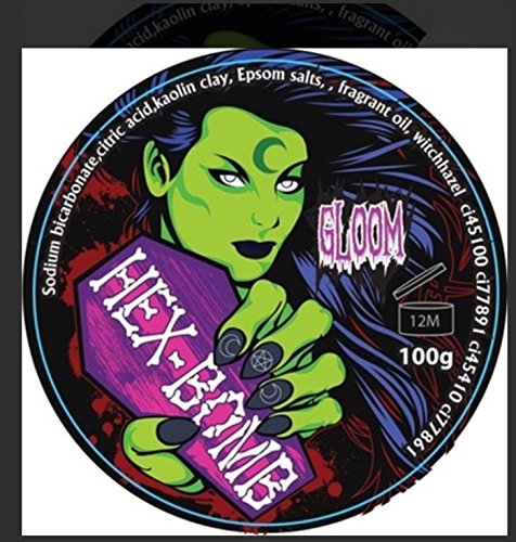 Gloom hexbomb gothic bathbomb halloween magenta