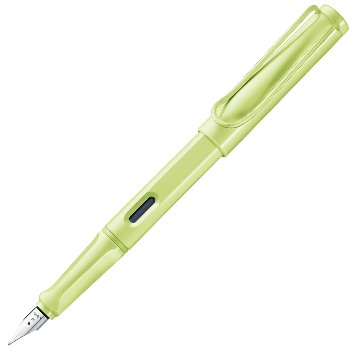 LAMY safari springgreen - Fountain Pen with ergonomic grip & polished steel nib in size EF - ideal for any Writing & Calligraphy - including LAMY T 10 blue cartridge - Right-Handed