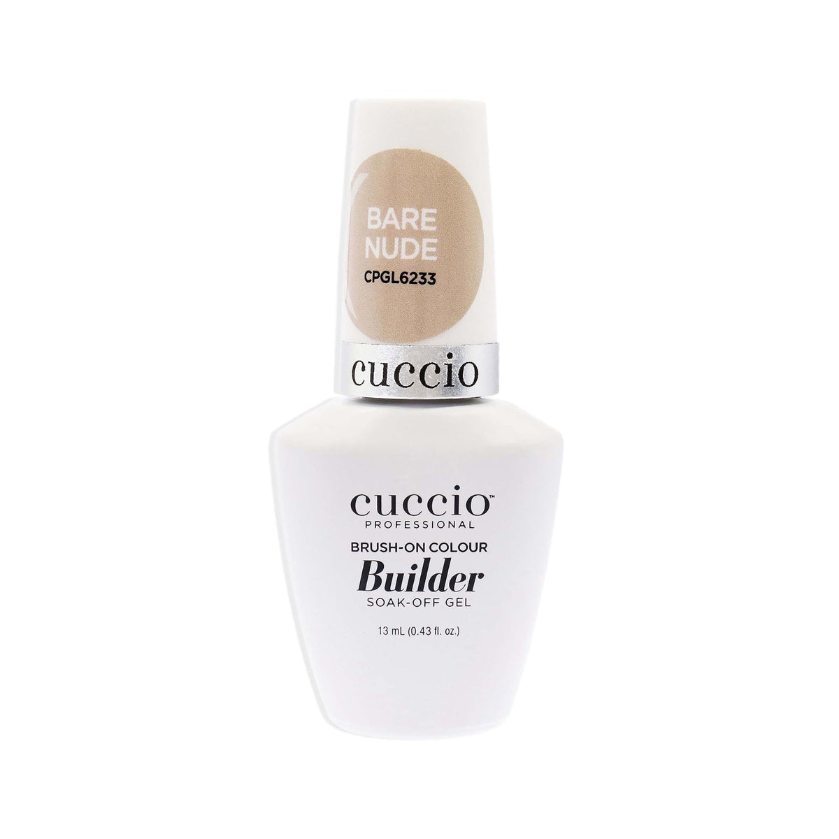 Cuccio Brush on Colour Builder Gel with Calcium LED/UV 13ml Bare Nude