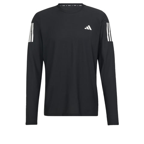 adidas Women's Own The Run Long Cuff Sleeve Tee, Black, L