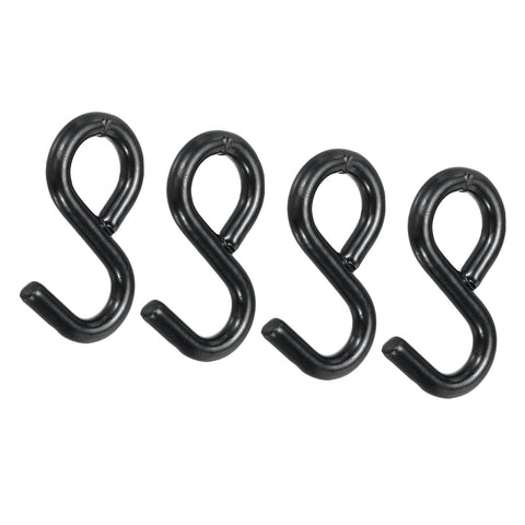 MECCANIXITY Ratchet Strap S Hook Load 1763 Lbs 82mm Length for 3" Tie Down Strap Webbing Car Truck Trailer Pack of 4