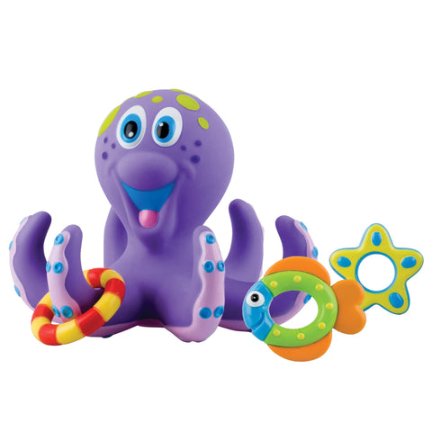 Nuby - Toy Octopus with 3 Rings - 18M+