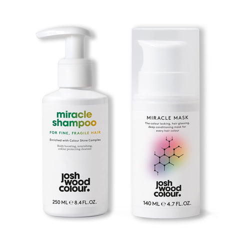 Josh Wood Colour Hair Care Set - Miracle Shampoo & Miracle Mask Protects Hair Color & Repair Damaged Hair - Pack of 2