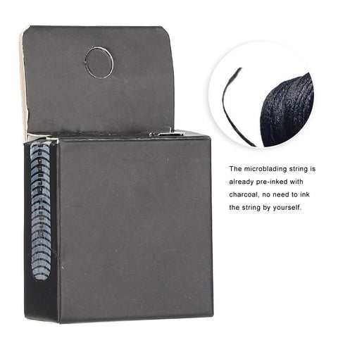 Professional Brow Mapping Pre- Inked String for Microblading, Eyebrow Mapping Thread Tattoo Brow Marker Measuring Tool for Marking Symmetrical Eyebrows