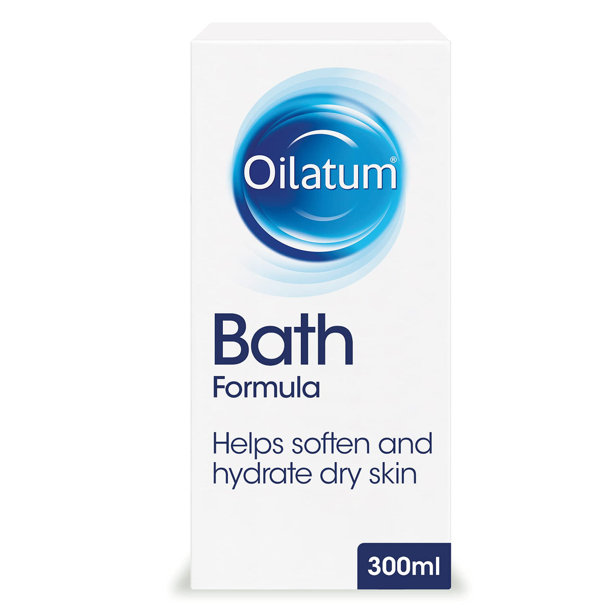 Oilatum Dry Skin Bath Soak Emollient Wash, Soothing and Hydrating Formula for Dry, Sensitive and Eczema-Prone Skin, Dermatologist Recommended Moisturizing Bath Treatment, 1 x 300ml