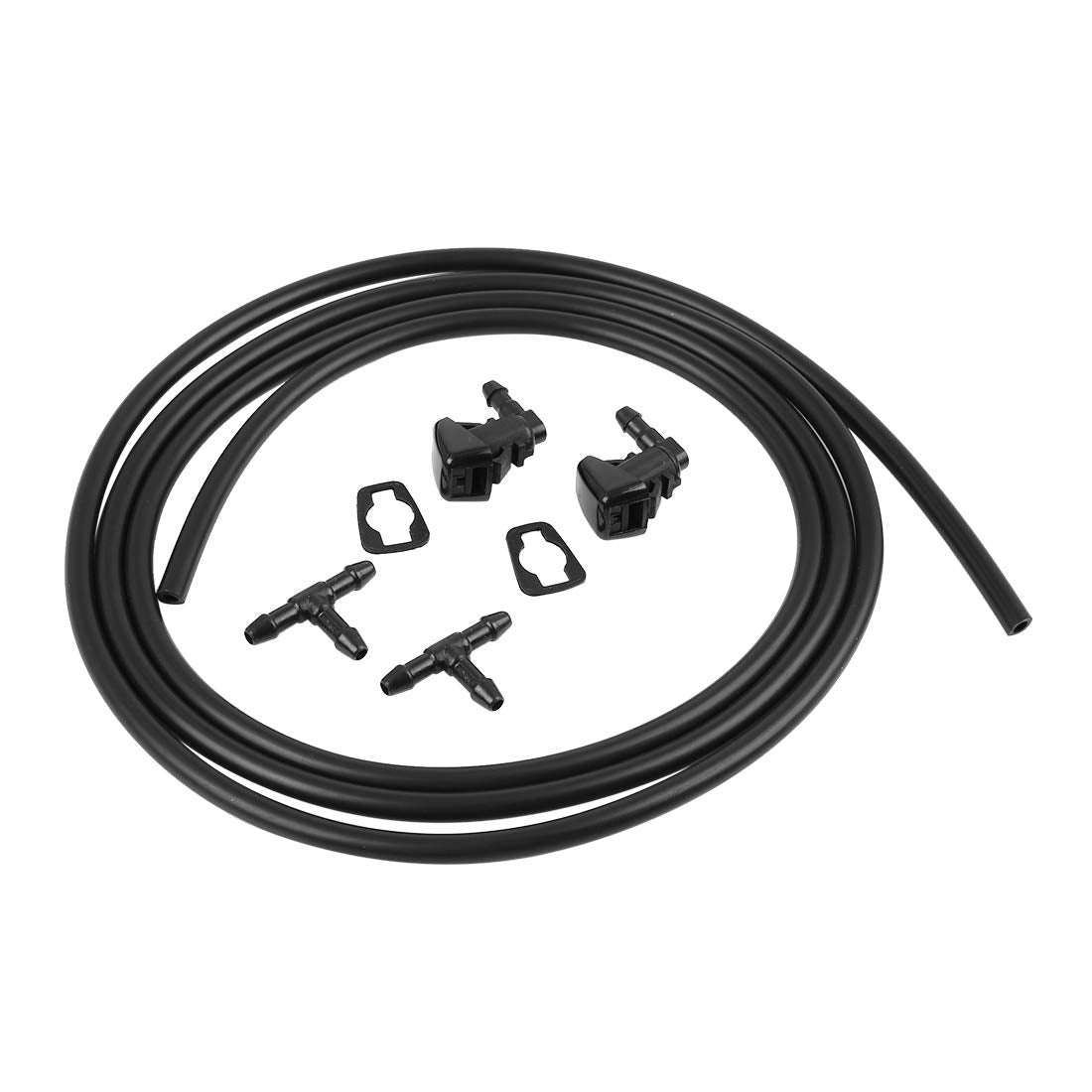 uxcell Car Front Windshield Washer Nozzles Kit 55372143 for Jeep Grand Cherokee 2011 2012 2013 2015 2016 2017