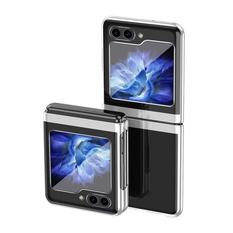 RanTuo Phone Case for Samsung Galaxy Z Flip 6 Cover, Hard PC, Ultra-Slim, Anti-Scratch, Lightweight, Transparent, Case Cover for Samsung Galaxy Z Flip 6.(Silver)