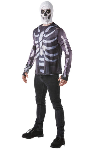 Rubies Official Fortnite Skull Trooper Costume Kit, Size Small, Waist 70cm Height 6FT, Gaming Skin